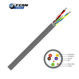 FERN360 - 3 Pair Communication Cable 0.22mm 300m Wooden Drum