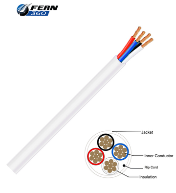 FERN360 - 4 Core Security Alarm Cable 0.22mm 300m Reel Box