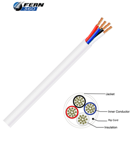 FERN360 - 4 Core Security Alarm Cable 0.44mm 300m Reel Box