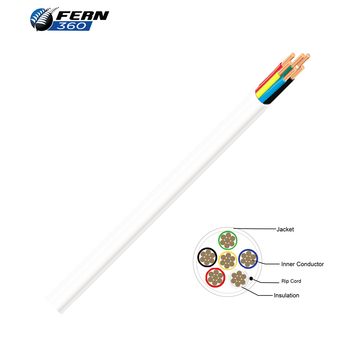 FERN360 - 6 Core Security Alarm Cable 0.22mm 100m Roll