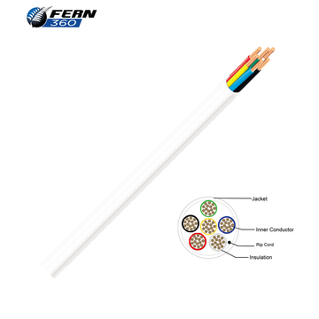 FERN360 - 6 Core Security Alarm Cable 0.44mm 100m Roll
