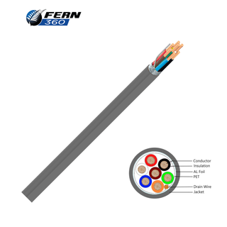 FERN360 - 7 Core Communication Cable 0.44mm 300m Wooden Drum