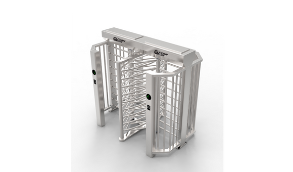 FGES-RTDFH900-2S -  FERN360 - Full Height SUS316 Stainless Steel Rotor Turnstile, Double Lane