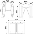 FGES-FB550-5 - FERN360 - Stainless Steel Flap Barrier-5