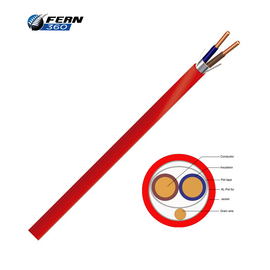 FERN360 - Fire Alarm Cable 2 Core UL Listed 1.0mm Shielded - 100m Roll