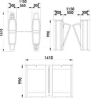 FGES-FB550-4 - FERN360 - Stainless Steel Flap Barrier-5