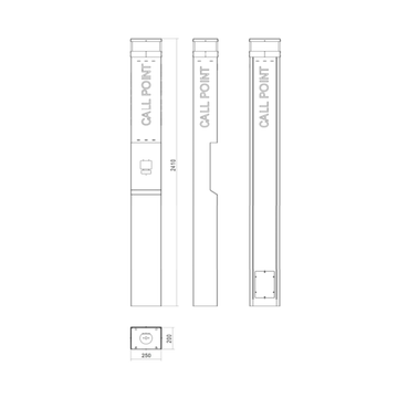 FPECS-R2520 - FERN360 Emergency Call Point Tower & SIP Station - 0
