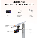 FERN360 Solar Power Alarm Sound Siren Outdoor Motion Detection Waterproof Wireless Solar Siren-8