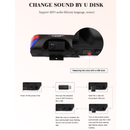 FERN360 Solar Power Alarm Sound Siren Outdoor Motion Detection Waterproof Wireless Solar Siren-9