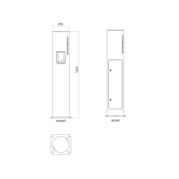 FPECP-DB1400 - FERN360 Emergency Call Point Bollard & SIP Station - 0