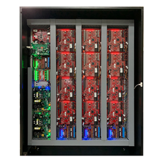 FPAC-BC4P - FERN360 4 Out Lock distribution module, class 2 power limited at 2.5A per Output, each Output selectable for FAI, failsafe, failsecure, Bus1 or Bus2