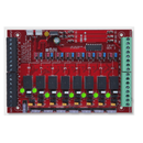 FPAC-BC8P - FERN360 8 Out Lock distribution module, class 2 power limited at 2.5A per Output, each Output selectable for FAI, failsafe, failsecure, Bus1 or Bus2-1