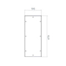 FPAC-ERH4718 - FERN360 Access Control Mounting Panel Large-8