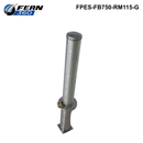 FPES-FB750-RM115-G - FERN360 Galvanised Bollard Removable - 115mm Diameter 750mm H-3