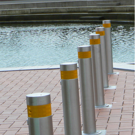 FPES-FB750-RMK114-SS - FERN360 Stainless Steel Key Lock Fixed Bollard - 114mm dia x 750mm - 0