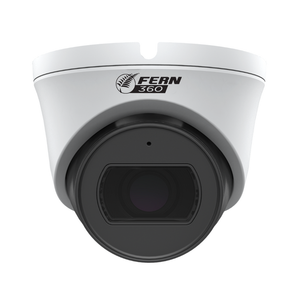 FERN360 Surveillance Kit - 2 Motorised Lens Starlight 5MP Turret Cameras and 10ch 1TB Network Video Recorder